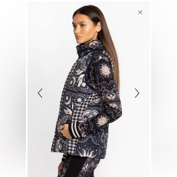 NWT Johnny Was Sasha Reversible Puffy Vest Size XS - Picture 5 of 14